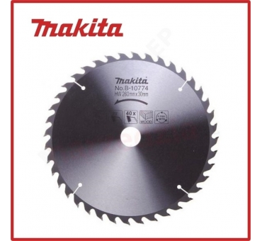 DISQUE CARBURE BOIS 260*30*Z60 MAKITA