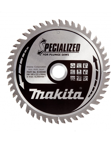 DISQUE CARBURE BOIS 165*20*Z48 MAKITA