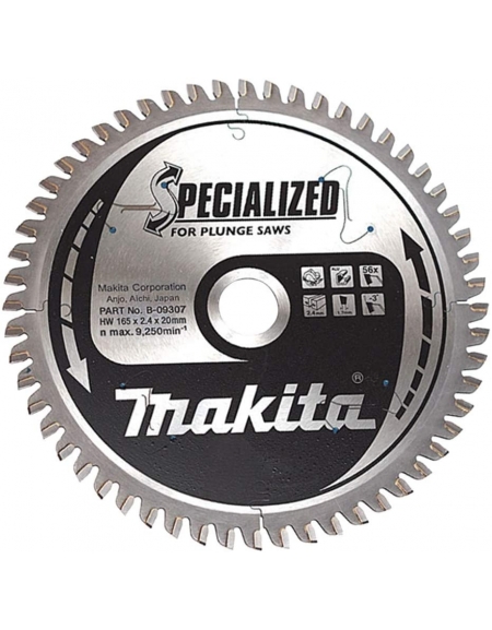 DISQUE CARBURE ALUM 165*20*Z56