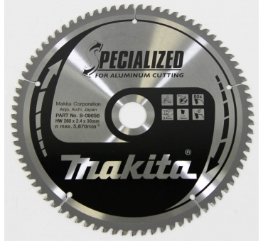 DISQUE CARBURE ALUM 260*30*Z80