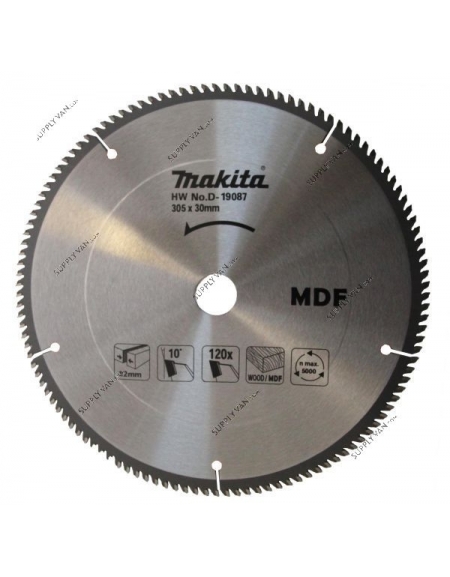 DISQUE CARBURE MDF 305*30*Z120 MAKITA