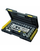 COFFRET DE DOUILLE 1/2" 29PCS 8/32MM STANLEY
