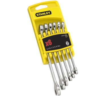 JEU DE 6 CLES MIXTES STANLEY