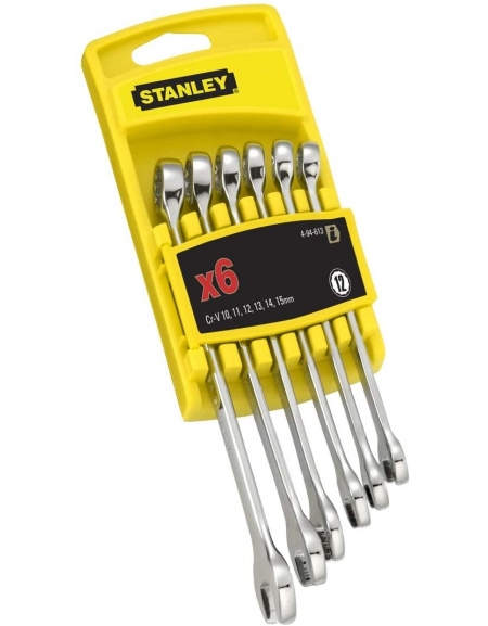 JEU DE 6 CLES MIXTES STANLEY