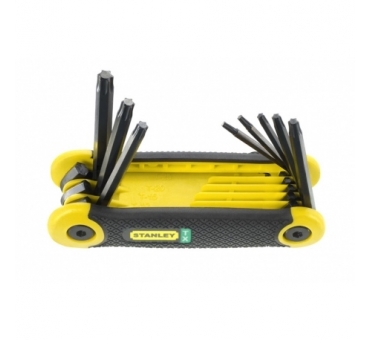JEUX DE CLES MALES PLIANT TORX LS12 8PCS STANLEY
