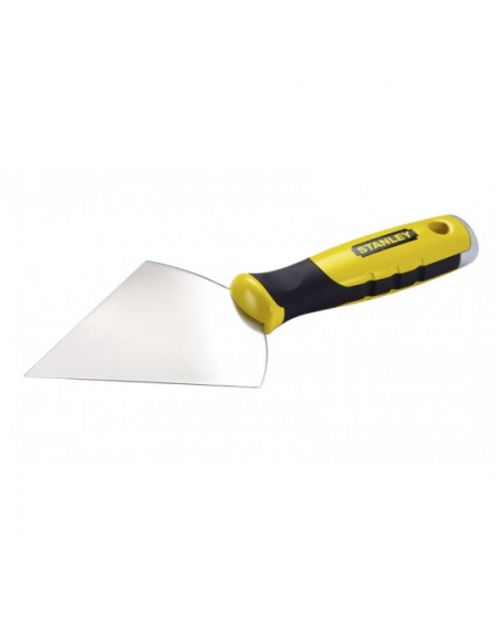SPATULE DE PLATRIER ASYMETRIQUE POUR ANGLES A 90° LAME INOX
