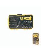 SET 46PCS TOURNEVIS A CLIQUET FORME PISTOLET