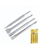 JEU DE 4 PIC E BURIN SDS PLUS 14*250mm
