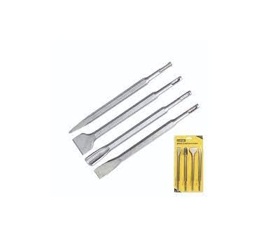 JEU DE 4 PIC E BURIN SDS PLUS 14*250mm