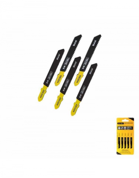 JEU DE 5 LAMES SCIE SAUTEUSE BI-METALL