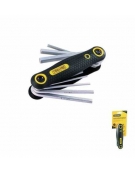JEU DE 8 CLES MALES PLIANT 6 PANS 2mm-8mm