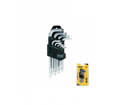 JEU DE 9 CLES TORX (T10,,T50)
