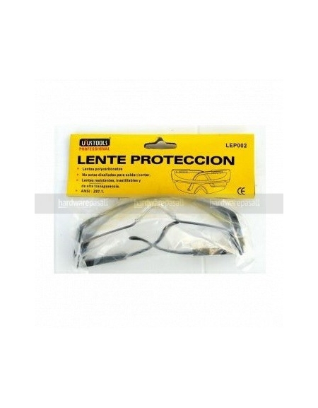 LUNETTES DE PROTECTION TRANSPARENT
