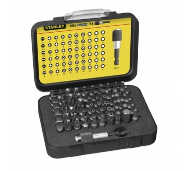 COFFRET EMBOUTS VIS.1/4" 61 Pcs FATMAX