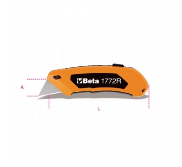 1772R CUTTER A LAME TRAPEZ RETRACTABLE