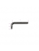 97TX 25 CLE MALE COUDEE TORX