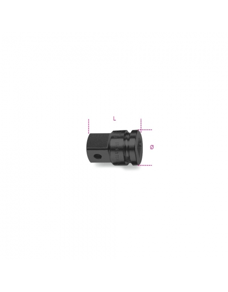 720/16 AUGMENTATEUR CARRE FEMELLE 1/2" ET MALE 3/4"