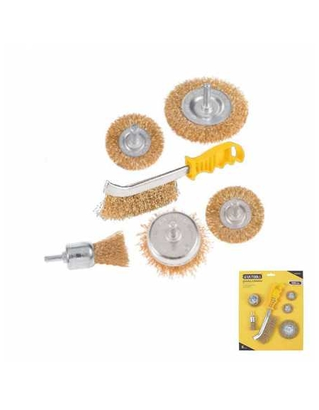 JEU DE BROSSES A FIL 6 PIECES