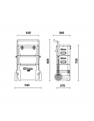 C42H CHARIOT 3 MODULES SUPERPOSABLES