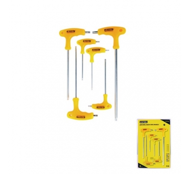 JEU DE 6 CLES TORX EN T T10-T40