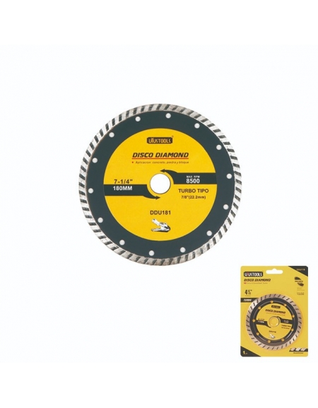 DISQUE DIAMOND TURBO 180*22.2mm