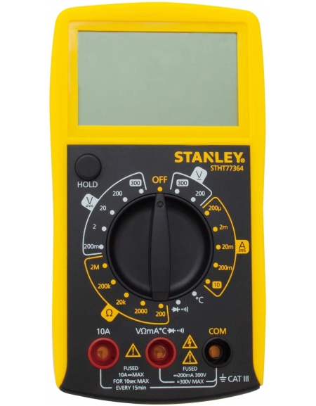 Multimètre à écran numérique STANLEY