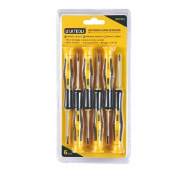 JEU DE 6 TOURNEVIS DE PRECISION