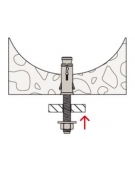 DOUILLE DALLE ALVEOLAIRE FHY M10-20