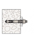 GOUJON D'ANCRAGE FAZ II 8*50*115