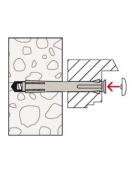 METAL FRAME FIXING F 10M132