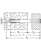 METAL FRAME FIXING F 10M132