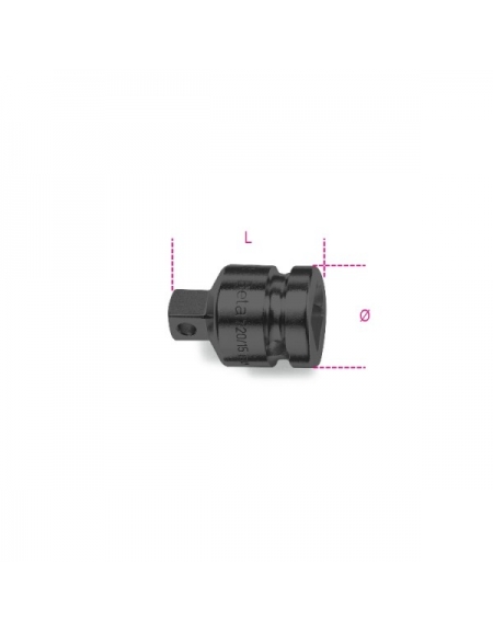 720/15 REDUCTEUR CARRE FEMELLE 1/2" ET MALE 3/8"