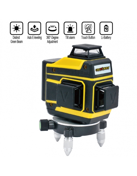 NIVEAU LASER ROTATIF VERT 12 LIGNES