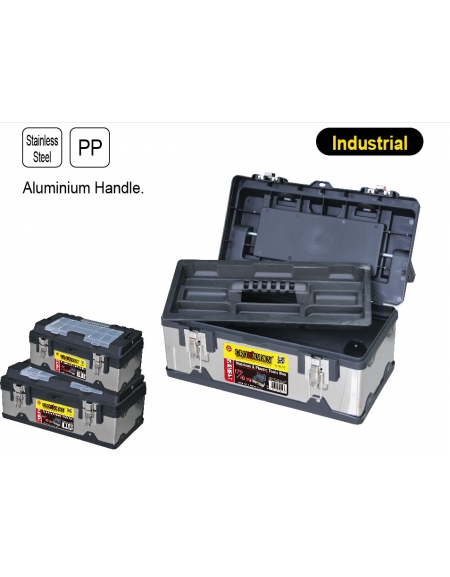 CAISSE À OUTILS INOX ANTICHOC 19"