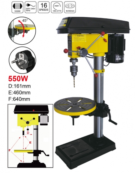 PERCEUSE A COLONNE 550 W