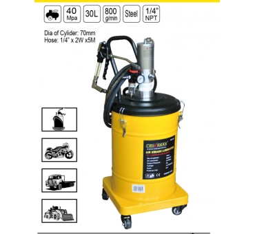 LUBRIFICATEUR À GRAISSE À AIR FILETAGE 1/4" 40 L