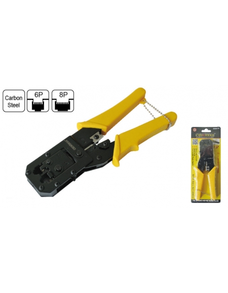 PINCE A SERTIR POUR CABLE RESEAU RJ45/RJ12/RJ11