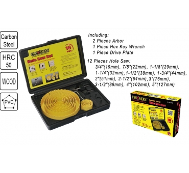 COFFRET SCIE A CLOCHE 16 PCS
