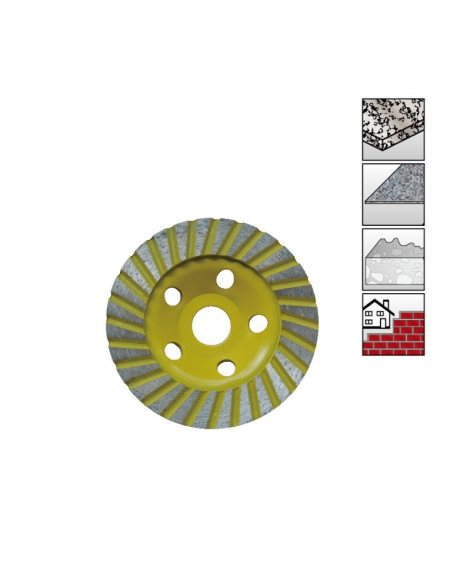 MEULE ASSIETTE POUR PONSEUSE A BETON TURBO 115 MM