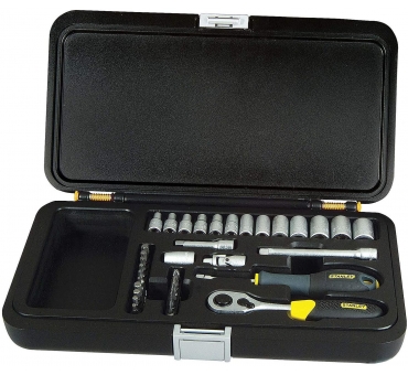 COFFRET DE DOUILLE 1/4" 35pcs 4/14MM STANLEY